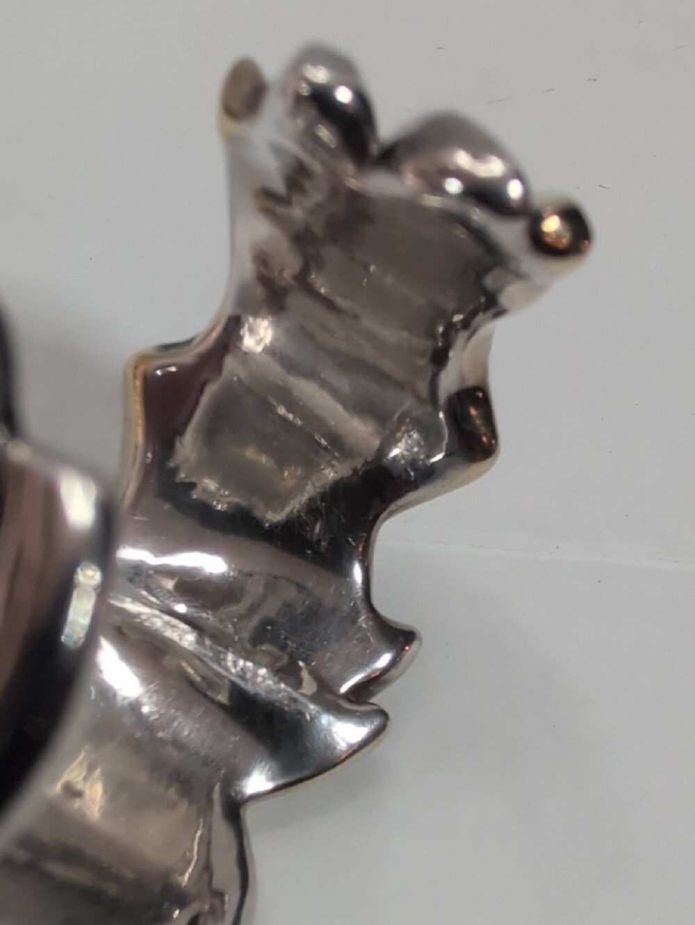 Vintage Orit Schatzman O.S. 925 Sterling Silver Two-Tone Sculpture - Picture 9 of 10